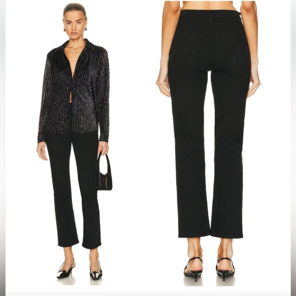 MOTHER The Tomcat High Rise‎ Ankle Straight Jeans in Lasting Impression 26 - Picture 3 of 8